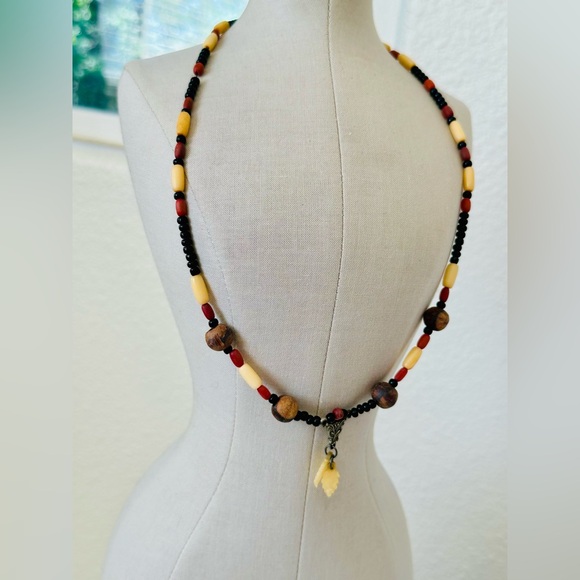 Vintage Tribal Bead Necklace - Picture 12 of 12